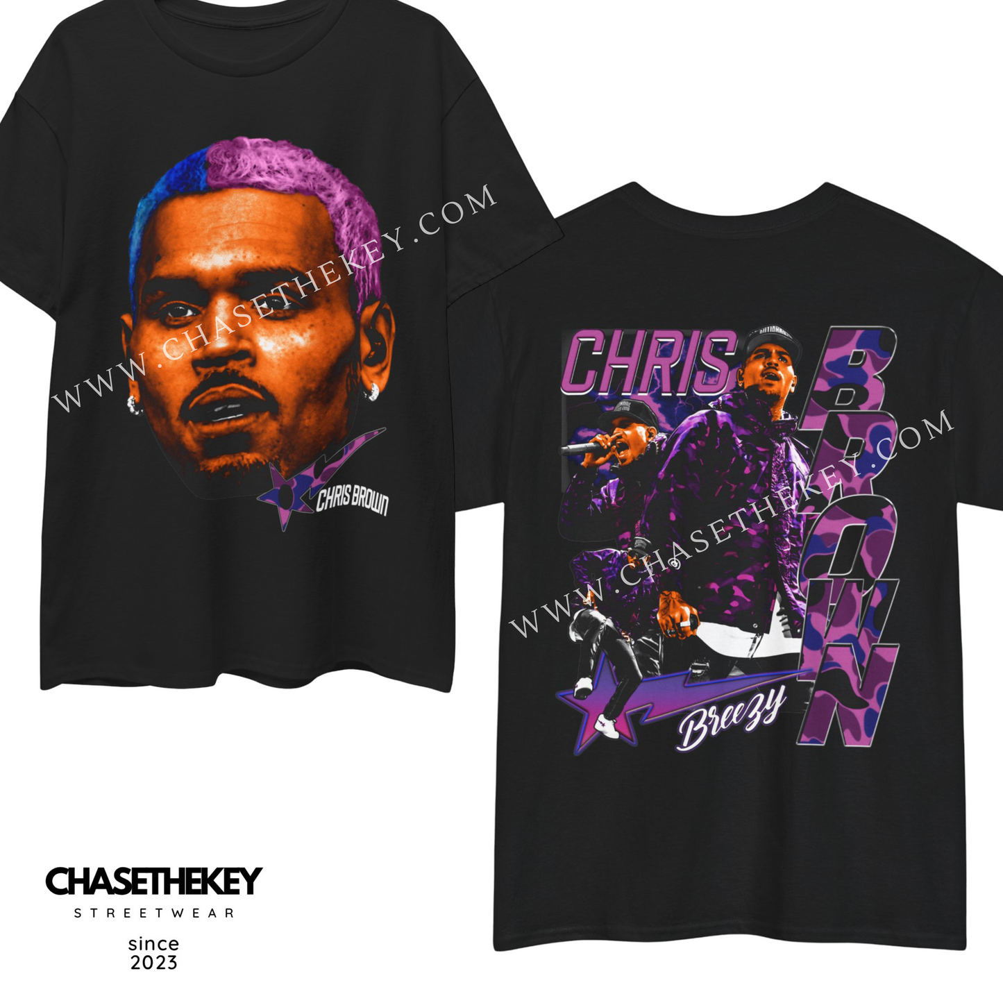 Chris Brown Big Face Shirt