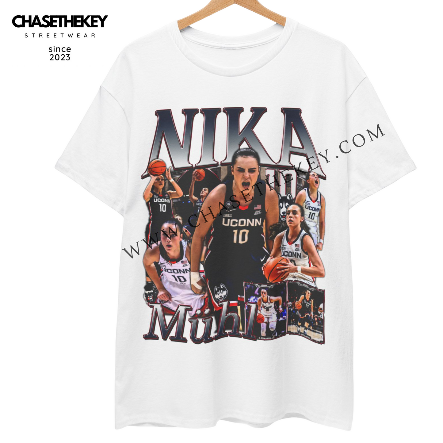 UConn Huskies Nika Mühl graphic tee