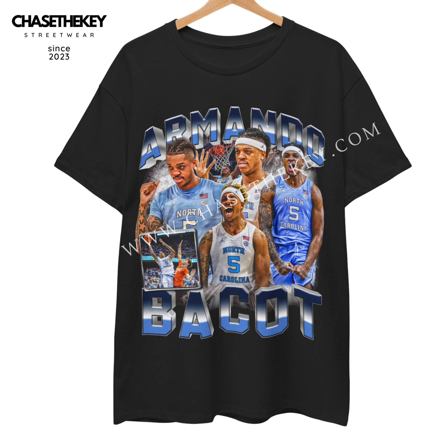 Armando Bacot North Carolina Tar Heels Shirt